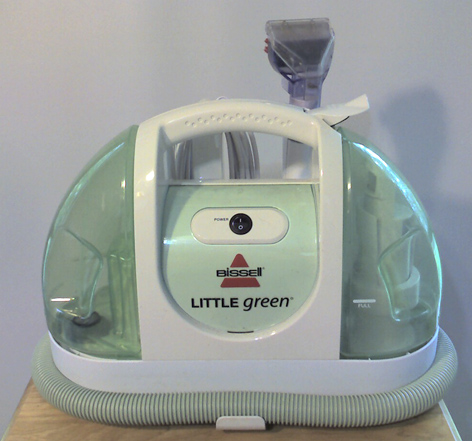 Review of Bissell Little Green Cleaner for Cleaning Dog Hair and